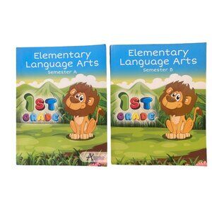 Accelerate Education 1st Grade Elementary Langyage Arts Semester A & Semester B